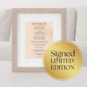 JOY CHOSE YOU SIGNED COPY DONNA ASHWORTH