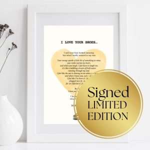 I LOVE YOUR SHOES SIGNED COPY DONNA ASHWORTH